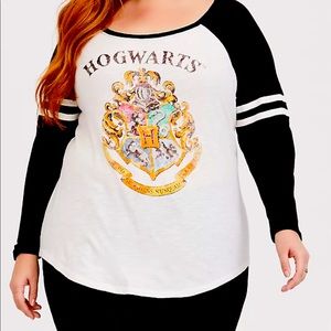 Torrid Hogwarts Baseball T-shirt